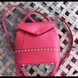 100%. leather backpack made in Italy